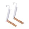 Space Saving Laundry Hanger Foldable Wood Metal Clothes Drying Rack Folding Bedroom Garment Organizer