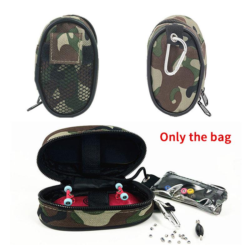 Accesorios para Patineta de Dedos Camuflaje Bolsas Profesionales para Guardar Fingerboard Estuche de Transporte para Juguete Finger Board Mini Bolsa de Bolsillo 2026