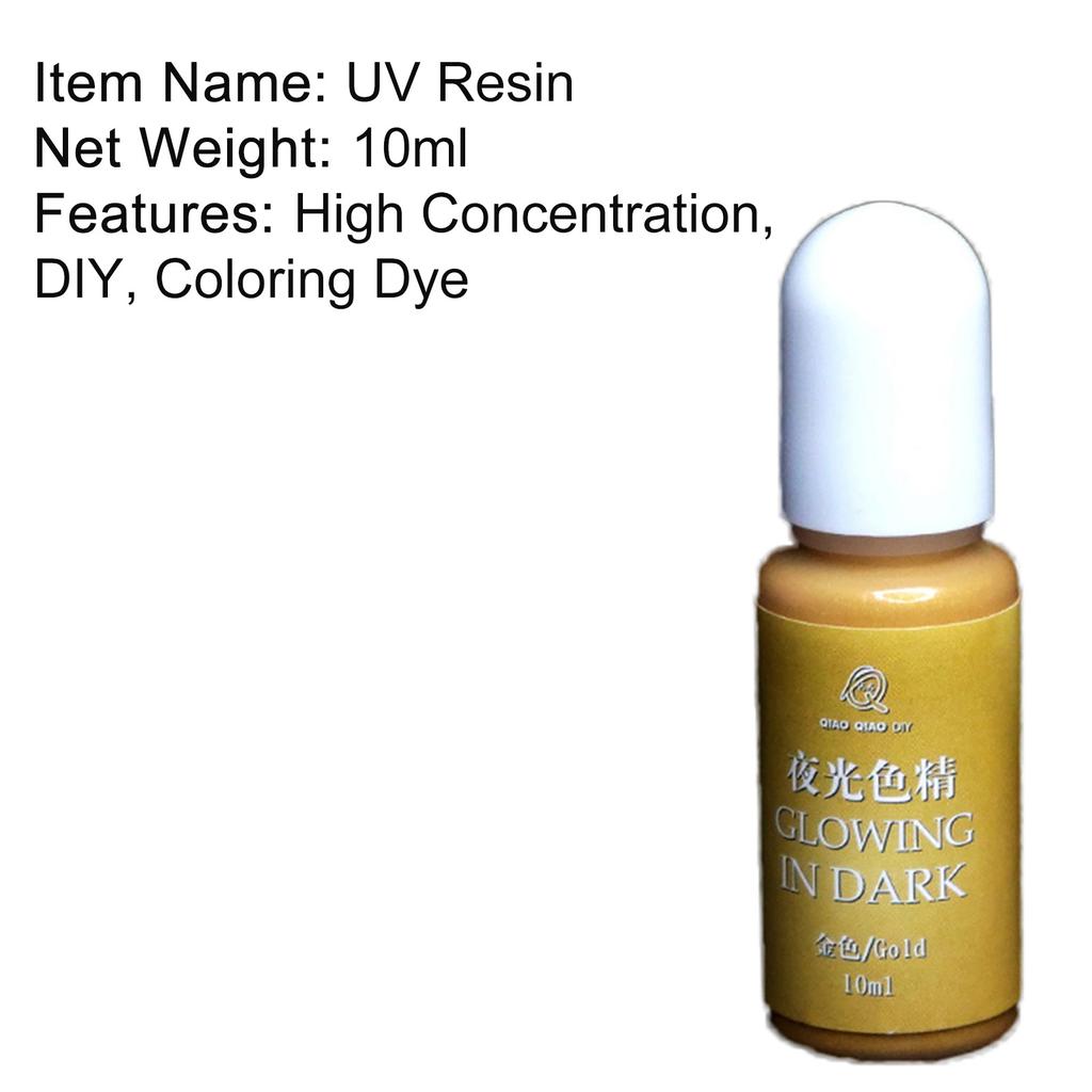 Yousheng 20 Colors Luminous Pigment Dye UV Resin Epoxy DIY Making Crafts Jewelry Supply