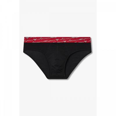 Men S curSive Logo Solid Brief 0815311053
