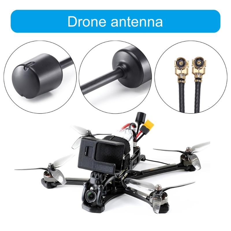 2-Band 2-Polarized Copper Antennas for Air Unit FPV Quadcopters, Signal Connectivity
