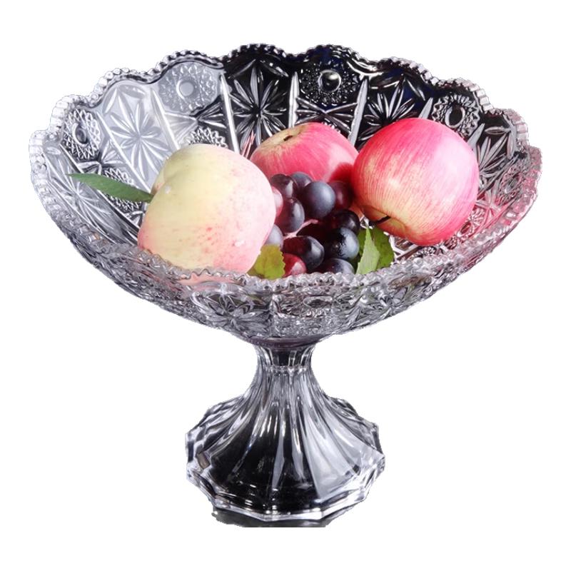 Flevinz European Crystal Glass Fruit Bowl