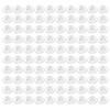 Pack of 100 Silicone Earring Plugs Earrings Back Clear Rubber Ear Studs Stoppers Comfortable Closures for Heavy Earrings
