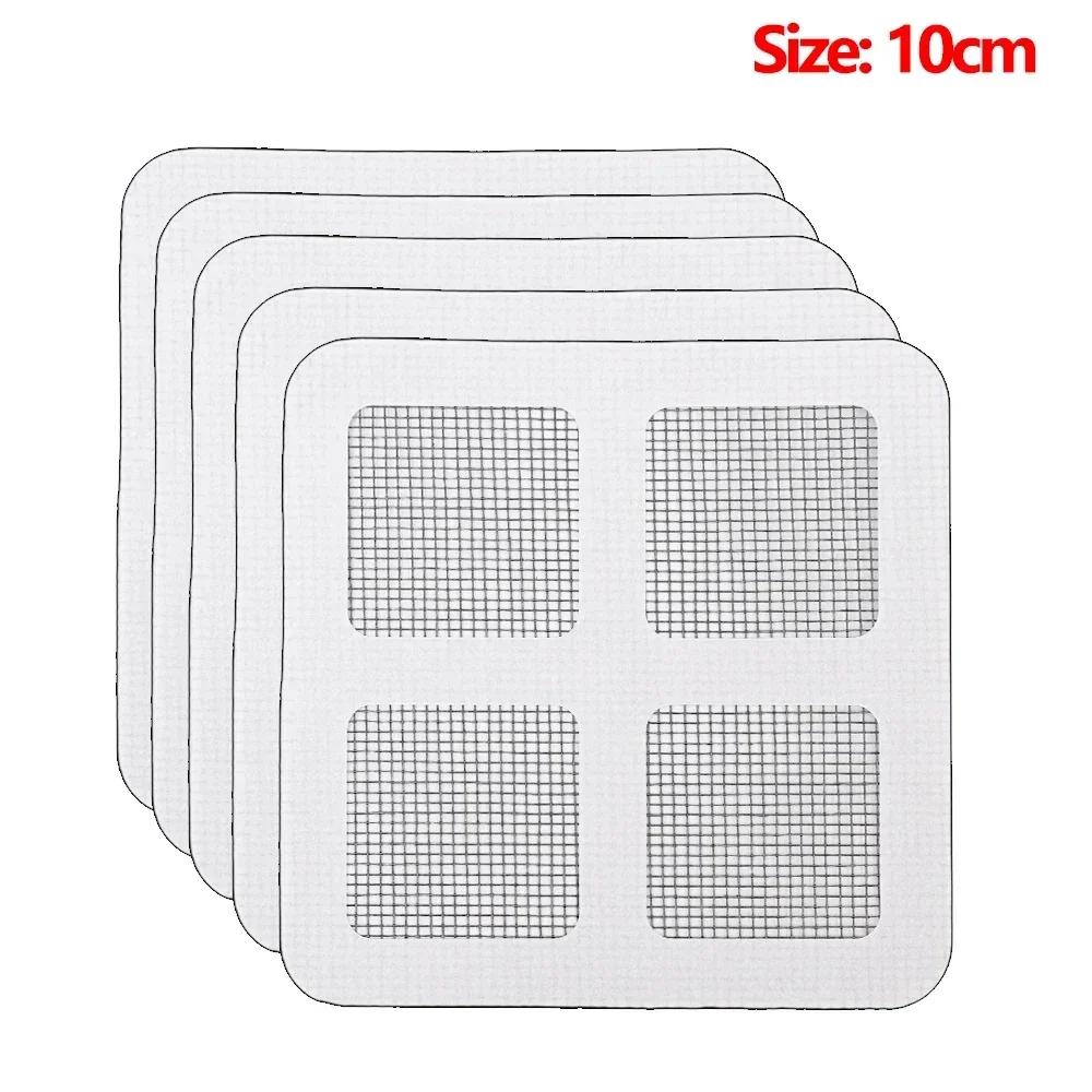 

50/5 шт. одноразовая наклейка на слив в полу, антиблокировочная сетка для раковины, фильтр для ванной комнаты, улавливатель волос, сливное отверстие 50PCS