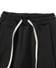 KNITTED Curved Training Pants Black