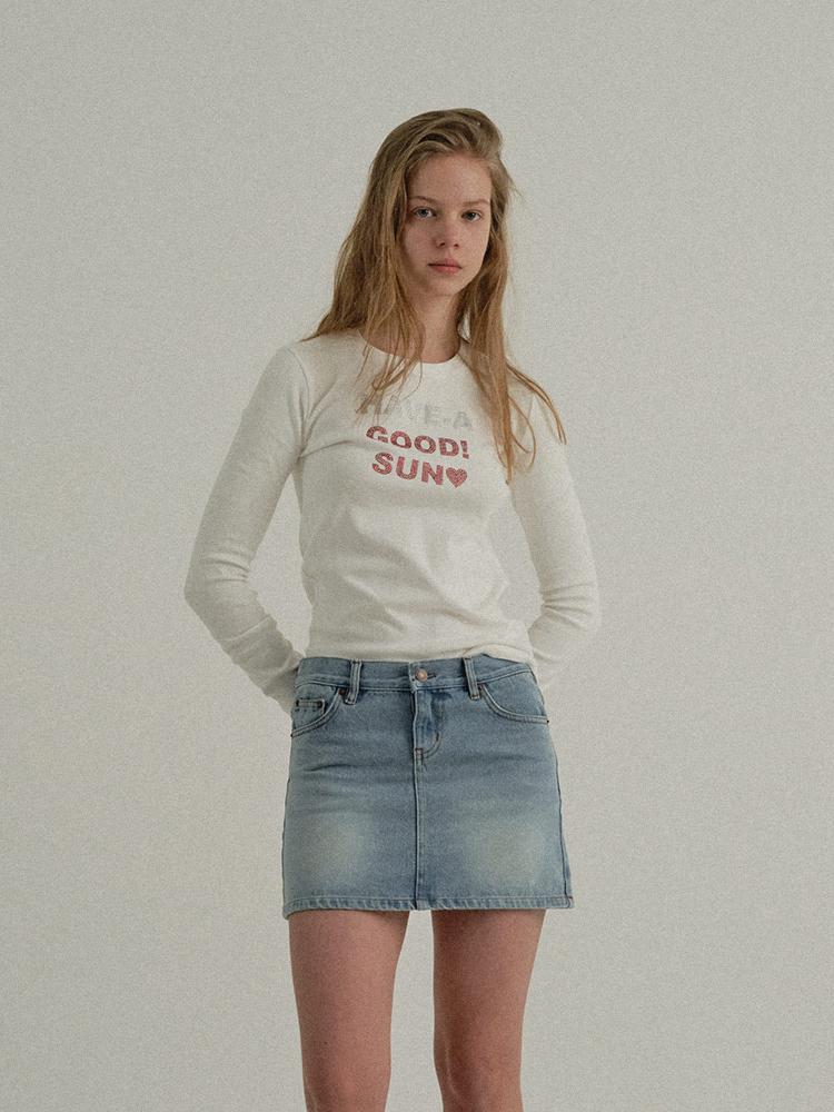 SONNTAGS OBSTMARKT W) Sonntags Jeansrock Helles Jeans