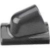Aramox Universal Carbon Fiber Gauge Holder Bracket, Racing Meter Pod for Single Hole Installation