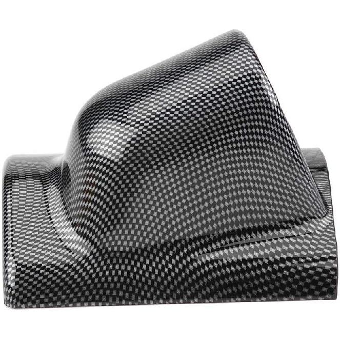 Aramox Universal Carbon Fiber Gauge Holder Bracket, Racing Meter Pod for Single Hole Installation