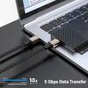 MOGOOD Przedłużacz USB Kabel USB 3.0 Męski do Męskiego (3m) Kabel USB do USB Kompatybilny z obudową HDD, aparatem, tabletem graficznym, TV boxem, aparatem,