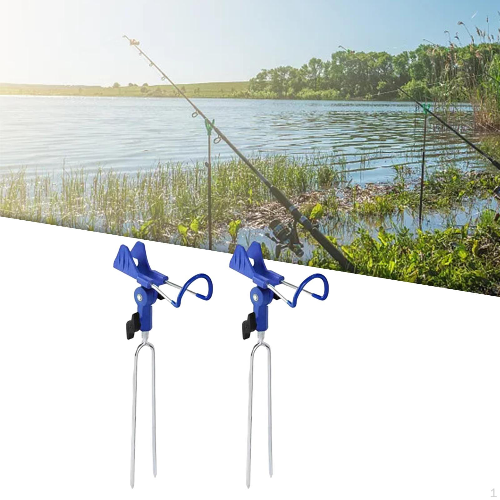 2 Pieces Portable Beach Fish Tool Holder for Beach, Summer Blue