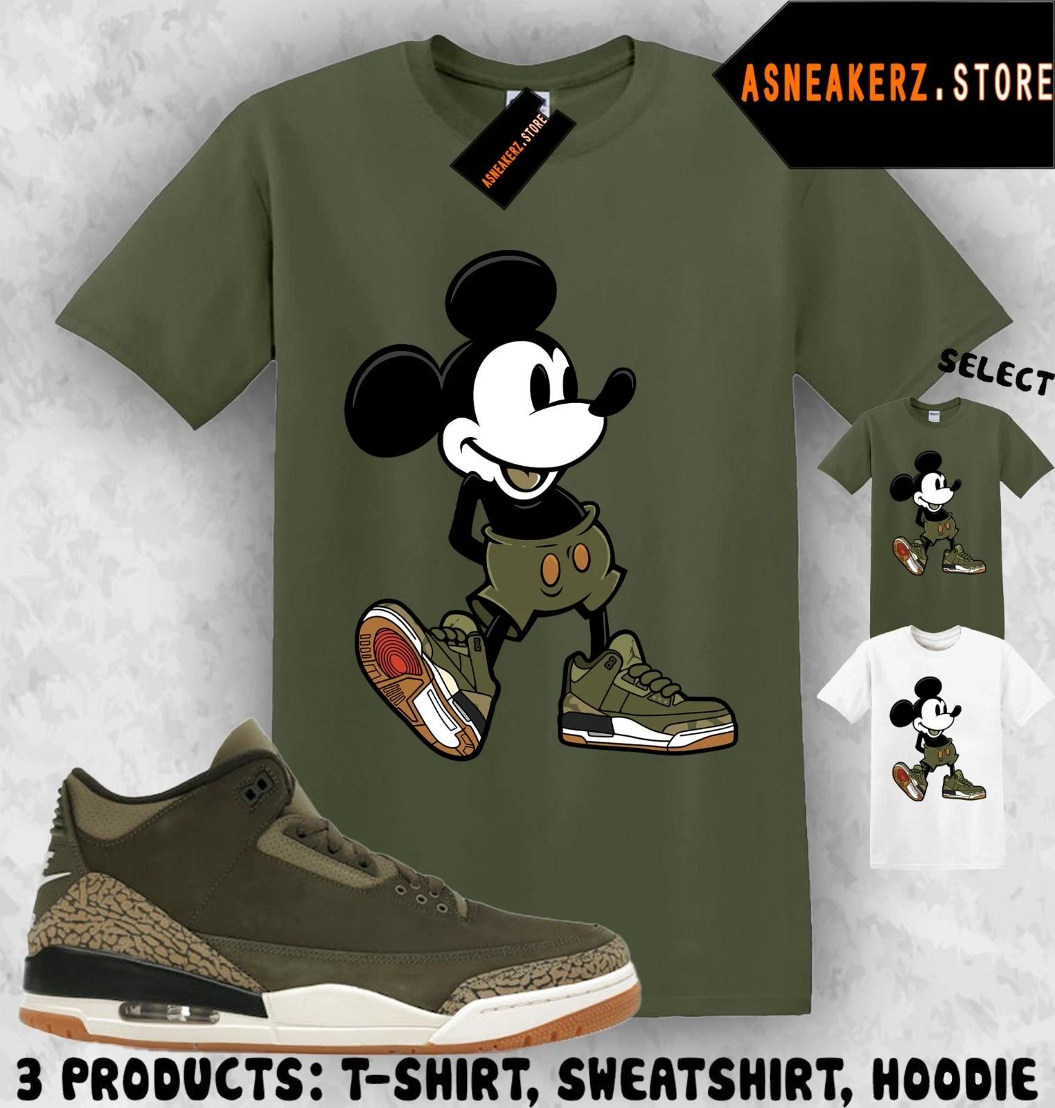 

Tee Shirt Matching AJ 3 Family Affair Match Sneaker Sneakerhead M Mouse T shirt M