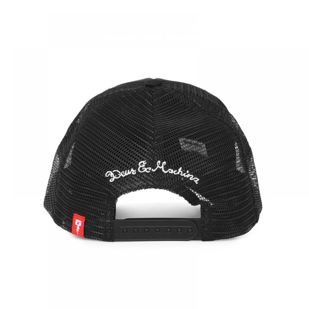 Deus X Macina Dma47622 Blk Milano Address Milan Address Trucker Ball Cap