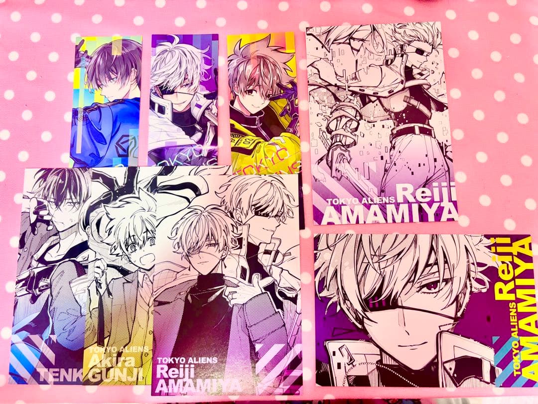 [USED] Tokyo Aliens Postcard - Reiji Amemiya - Bonus Item: Tenkubashi
