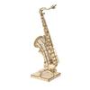 3D Wooden Puzzle Ornament Series with Japanese Instructions Tsukurundesu® (Tenor Saxophone)
