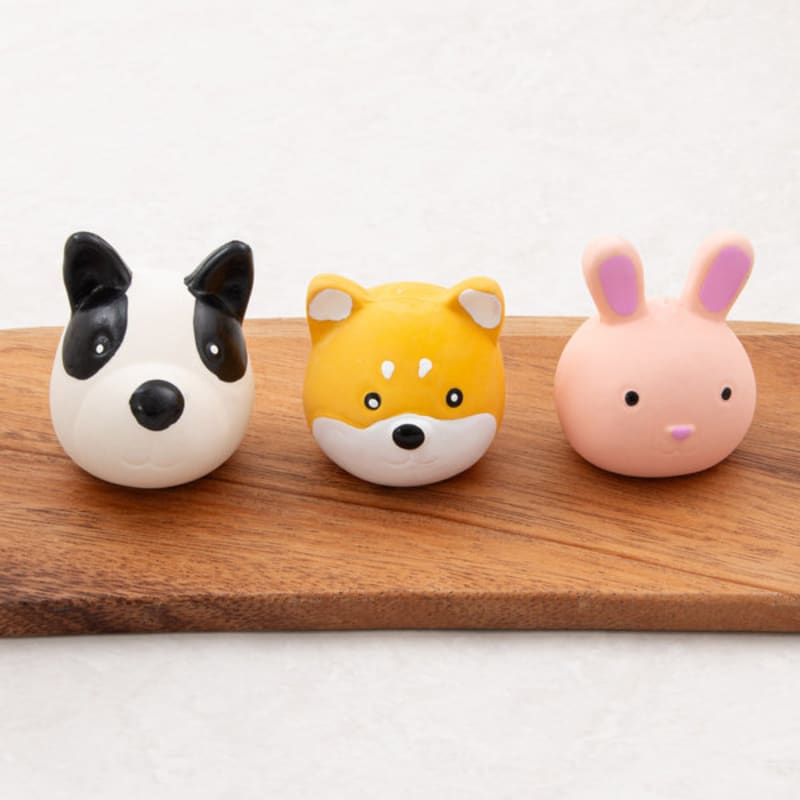 [Pet] Animal Face Latex Toy