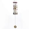 Aluminum Tube Wind Chimes Bronze Bell 6 Tuned Tubes Multi-Pipe Wind Chimes Golden Finish Deep Tone Memorial Wind Chimes