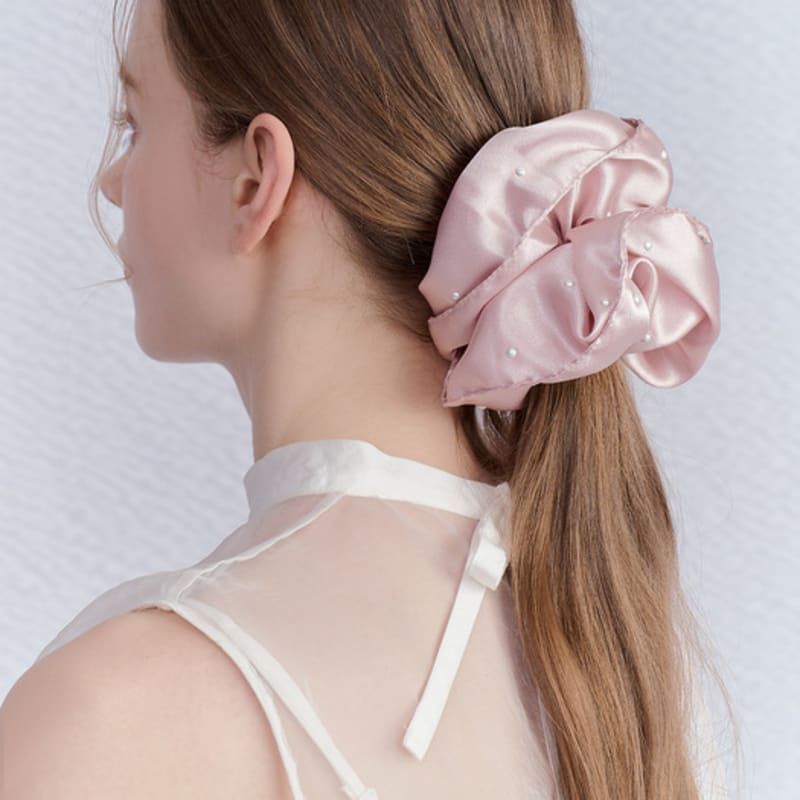 ENGBROX blooming pearl scrunchie_2 colors