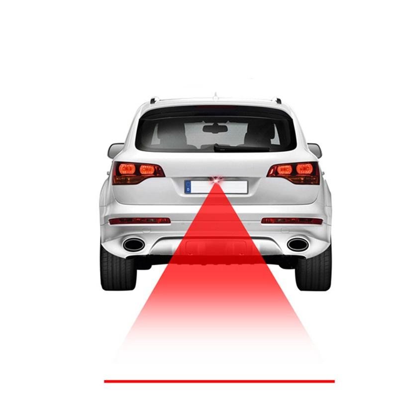 Motorcycle Accessories LED Colored Lights Burst Flash Pattern Laser Spotlights Rear-End Collision Warning Fog Rear Tail Lights