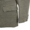 N.HOOLYWOOD Wool Houndstooth Tailored Jacket M Black X Beige Men's Used