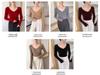 Women's V-Neck Cashmere Pullover - Loose Fit Solid Color Base Layer for Autumn/Winter