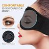 Stereo Wireless 3D Eye Mask Super Soft Bluetooth 5.0 Fleece Headband with Built-in HD Speaker Music Play Sleeping Headphones