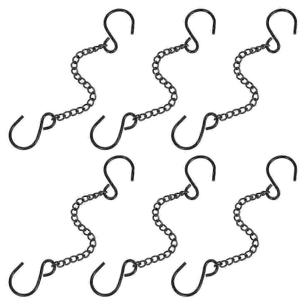 2026 Best!! Metal Hanging Chain With Hooks For Plants Lanterns Signs Residential Commercial Users 6Set