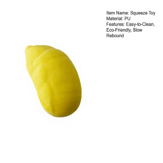 Realistic Durian Squeeze Toy Soft PU Fidget with Wet Texture Slow-Rising Toy for Stress Relief Odorless Non-Sticky Decompression Gadget for Kids