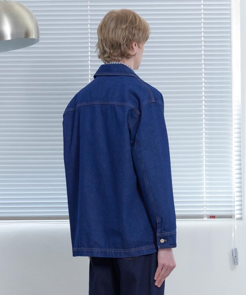 Tony Lawrence Oversized Indigo Denim Work Jacket