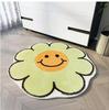 Washable Non-Slip Cartoon Flower Carpet for Bathroom, Living Room, or Balcony