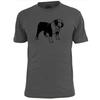 Unisexs Bulldog Stencil T Shirt Dog Pooch Pet