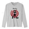 Emily The Strange Cat Red Swirl Print Official Licensed T Shirt for Women vintage Washed Versatile Unisex fashion Breathable
