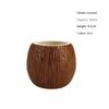 60er Typ Hawaiianische Tiki-Tasse Keramik-Cocktailgläser Bar Weinglas Dekorationen Ornamente Gläser für Getränke Personalisiertes Geschenk