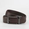 Dolly Road, Reverse Buckle Belt 3.5 Automatic Buckle Two-Layer Cowhide Belt, Men'S Leisure Belt