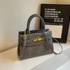 New women's bag fashion wind matte tote portable shoulder oblique span bag