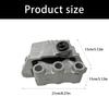 Engine Support Mount Replacement Part 68363755AA for 2.4L Compact Crossover SUV, Direct Fit Driver Side Mount with Metal Bracket and Rubber Insert for