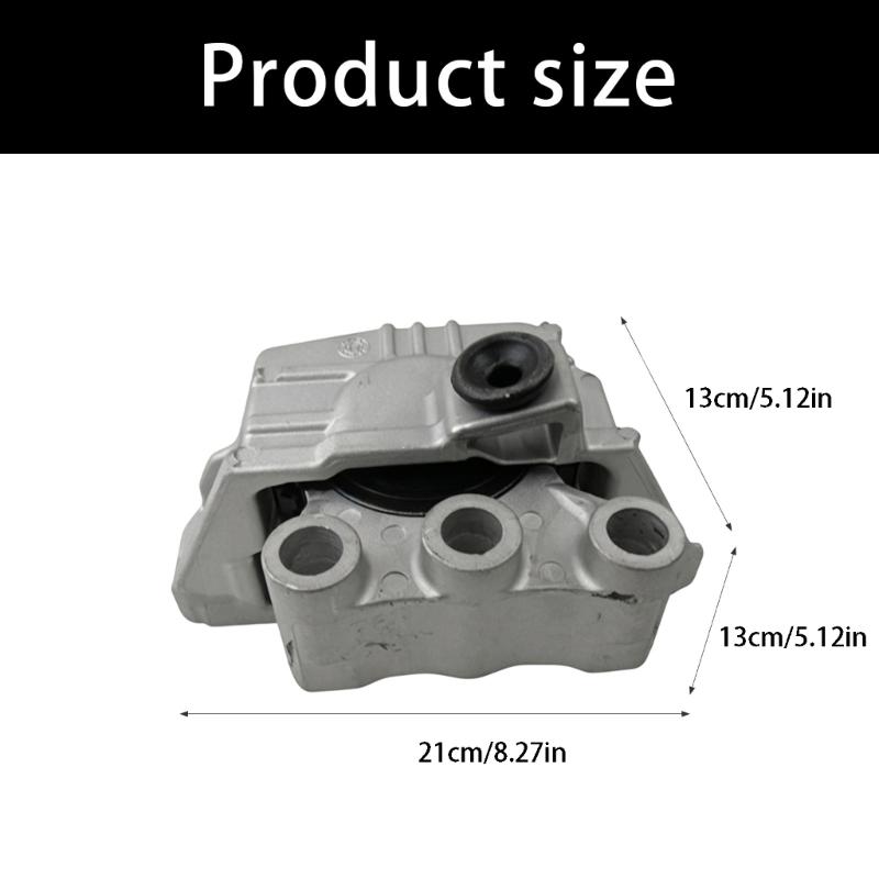 Engine Support Mount Replacement Part 68363755AA for 2.4L Compact Crossover SUV, Direct Fit Driver Side Mount with Metal Bracket and Rubber Insert for