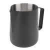 Milk Frothing Pitcher 450ml 304 Stainless Steel Coffee Creamer Cup Latte Art Steaming Pitcher for Cafe Home Kitchen