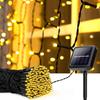 2 Pack 200 LED Solar String Lights Outdoor Waterproof 8 Modes for Tree Patio Garden Christmas Decoration
