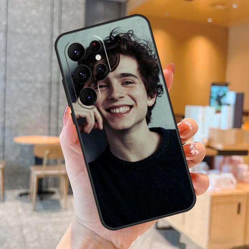 

Timothee Chalamet Actor Phone Case For Samsung Galaxy S25 S24 S23 S21 S20 S22 Ultra S9 S10 Plus S25 FE Back Cover Galaxy S23 Plus