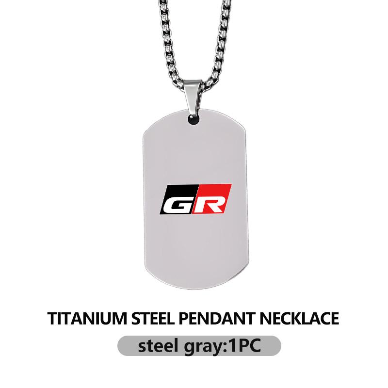 Car Pendant Emblem Interior Rearview Mirror Ornaments Decorations Accessories For Toyota GRsport Hilux Aygo Yaris Corolla Rav4