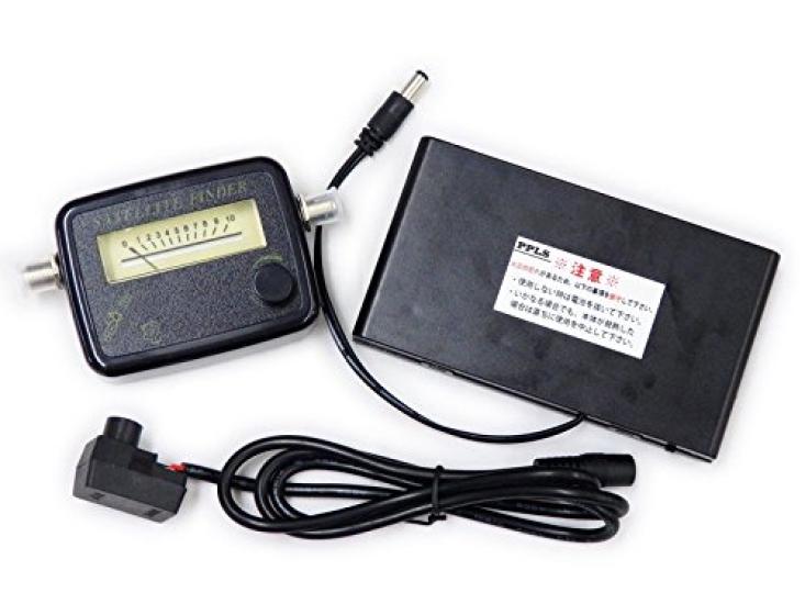 2301 PPLS Satellite Finder Level Checker Satellite Antenna Adjuster with Portable Power Supply Starter Set for Beginners