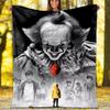 Pennywise the Dancing Clown1 Printed Throw Blanket—lightweight,soft,warm;versatile Blanket for All Seasons—perfect As &air-conditioning Throw,nap Blan