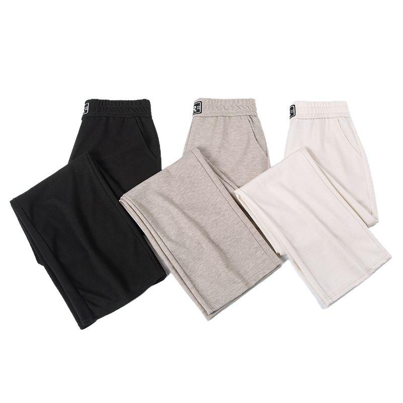 Pantalones de Cintura Alta Ajustados de Pierna Recta para Mujer - Estilo Holgado Drapeado Mom para Primavera y Otoño