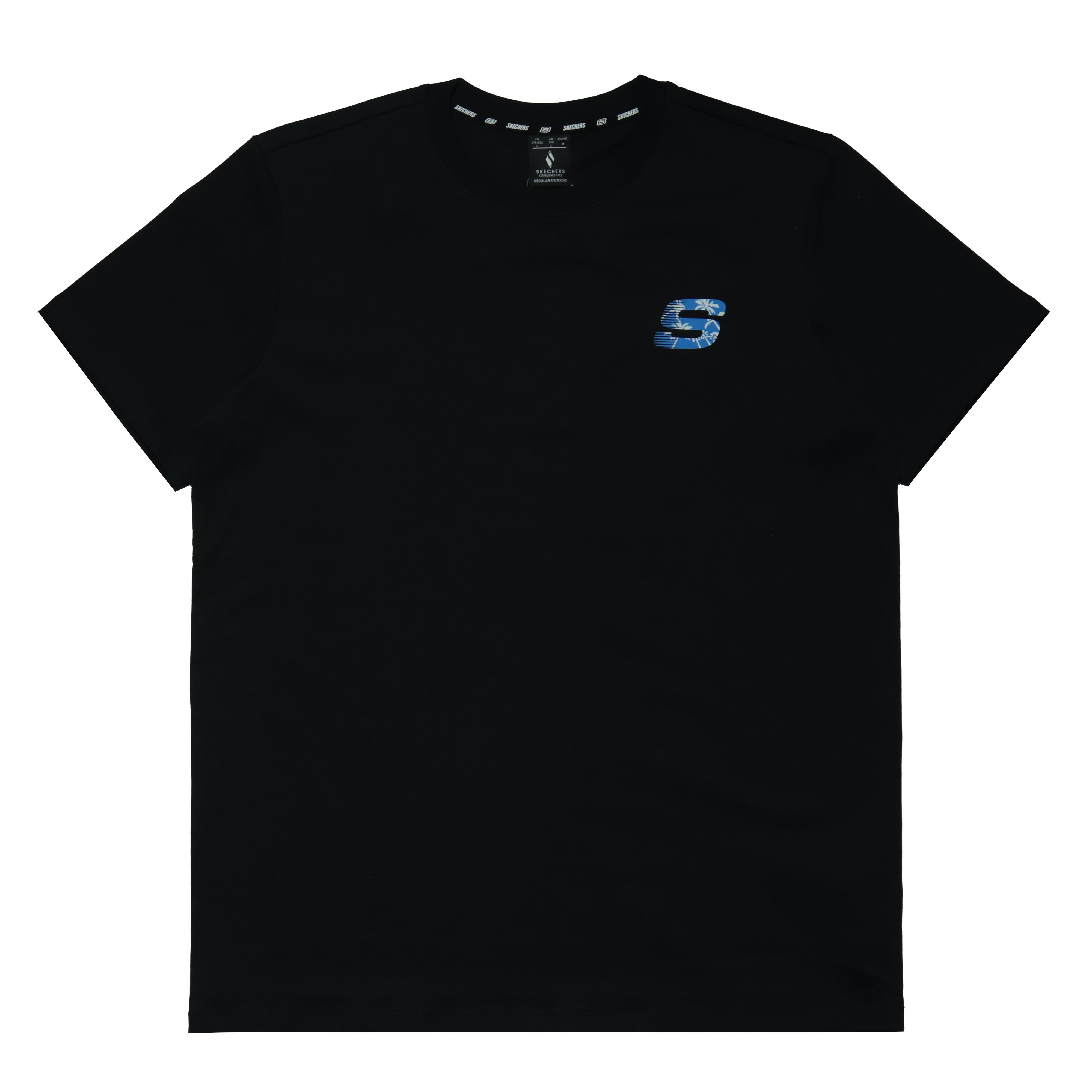 Skechers Solid Color High Street Cotton Sports Comfortable Casual Versatile Trendy Soft Breathable Short Sleeve T-Shirt Men tops RF-L220M022-0018 L