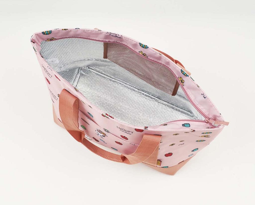 Sac fourre-tout isotherme Skater, Sac de courses, Pique-nique Snoopy, 52cm x 33cm x 17cm (KCTS1-A)