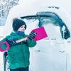 Kids Winter Outdoor Snow Shovel Toy with Long Handle Colored Beach Sand Shovel Parent-child Interactive Digging Tool DIY Snow Castle Building
