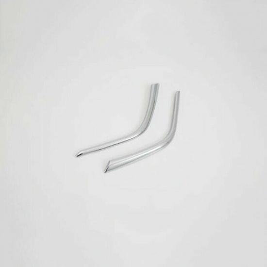 2X Front Fog Lamp Light Eyebrow Cover Trim For Mitsubishi Outlander 2019-2021