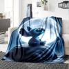 1pc S-Stitch9 Blanket, Gift, for Men and Women, Soft Blanket, Good for Sofa Bed Couch Travel, Lightweight Flannel Blanket