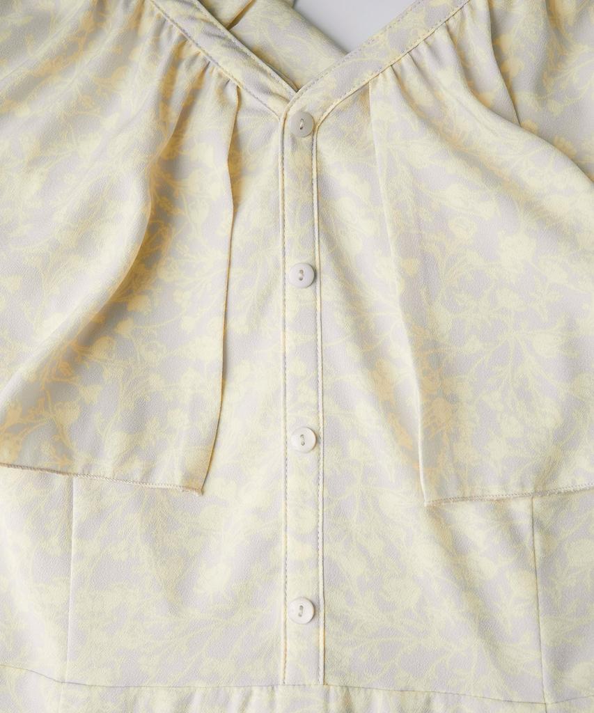 ROPE PICNIC Flower Print Ruffle Coordinate GDE14120 Cream Sub Women's Dress/Link (84)