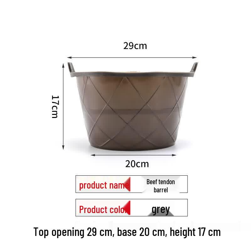 Tingle Heavy-Duty Rubber Construction Bucket кофейный